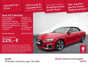 Audi A5 Cabriolet 40TDI S line qua. Matrix Leder AHZV bild 2