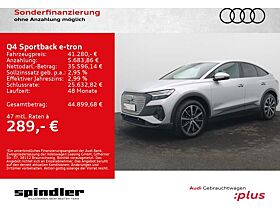 Audi Q4 e-tron Q4 Sportback e-tron 40 / Matrix, Standklima, HuD Audi Q4 e-tron Q4 Sportback e-tron 40 / Matrix, Standklima, HuD