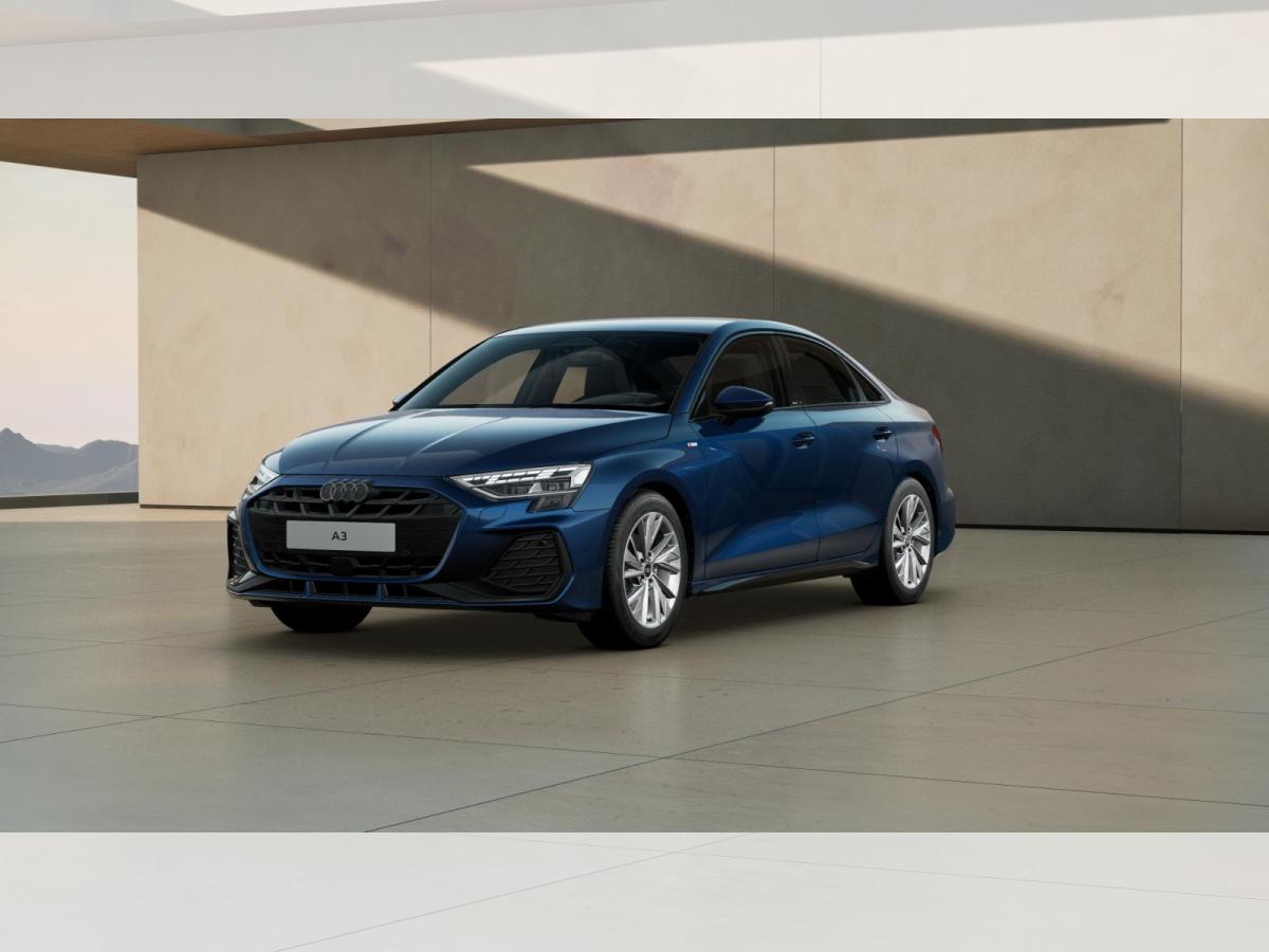 Audi A3 Limousine S line TFSI, Optikpaket Schwarz, LED, Smartphone Interface, 8-Fach bereift bild