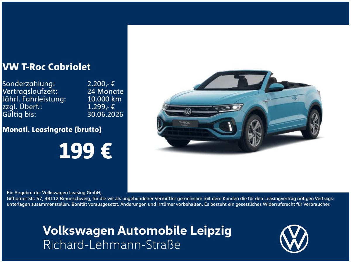 Volkswagen T-Roc Cabriolet R-Line 1.5 TSI DSG bild
