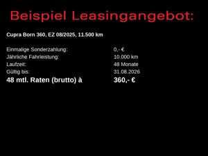 Cupra Born e-Boost/ 82 kWh, Navi, 360°,AR-HuD, WP, LED bild 7