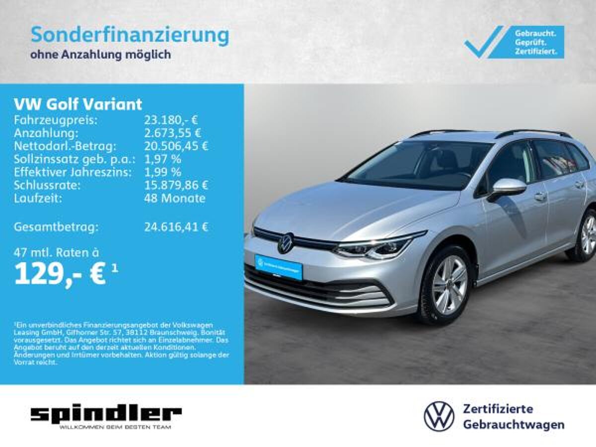 Volkswagen Golf Variant Life 1.5eTSI DSG/ CarPlay, AHK, LED bild
