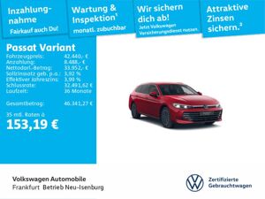 Volkswagen Passat Variant 1.5 TSI eHybrid ELEGANCE AHK+DCC+ bild 1