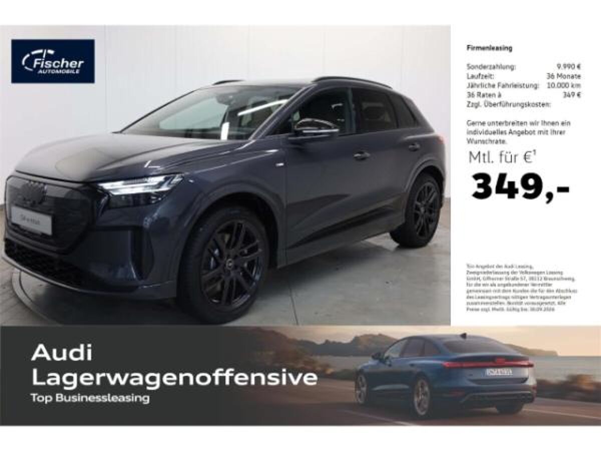Audi Q4 e-tron S line quattro 220 kW 0,25% DW Versteuerung bild