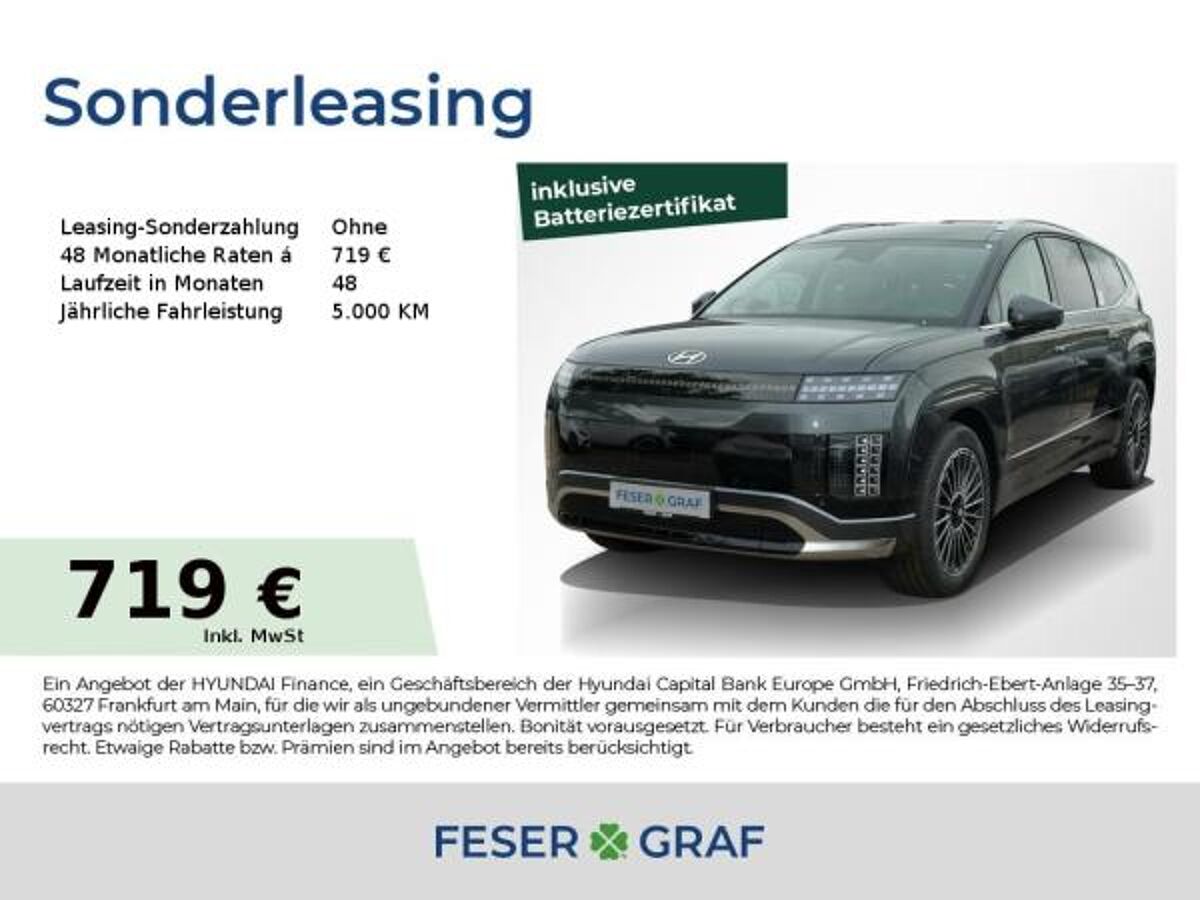 Hyundai IONIQ 9 Ioniq 9 UNIQ ALLRAD LED CARPLAY CAM 360° 7-SITZE bild
