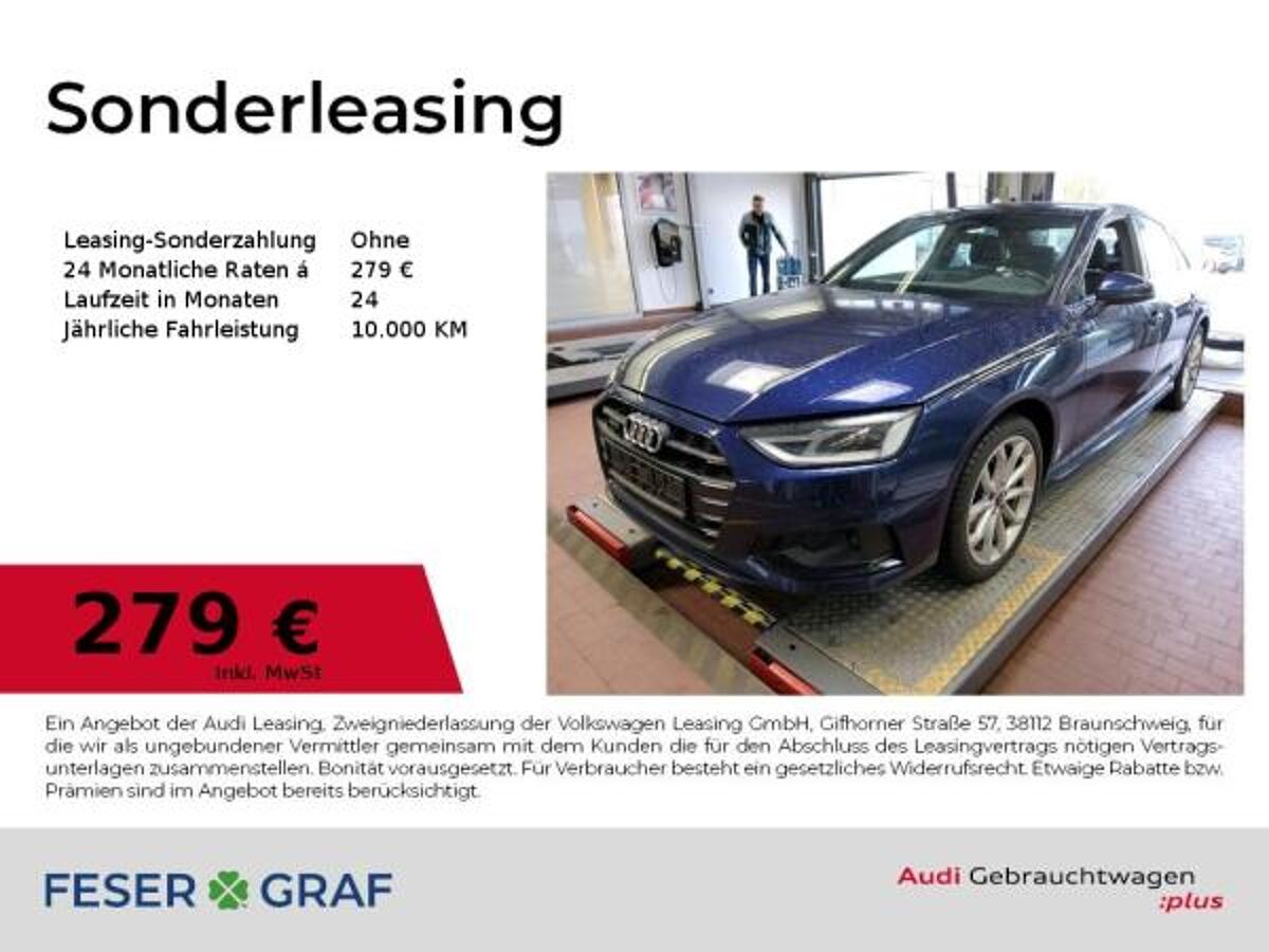 Audi A4 Advanced 40TDI quattro S tronic Navi/Kamera/A bild