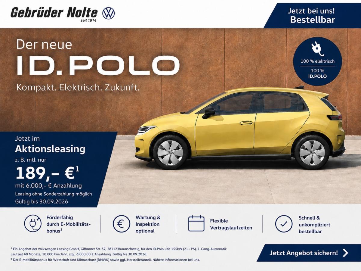 Volkswagen ID.Polo jetzt neu, Aktionsleasing sichern - Privat bild