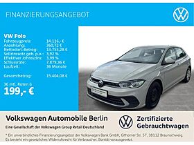 Volkswagen Polo 1.0 Life Klima Radio LED SHZ PDC Volkswagen Polo 1.0 Life Klima Radio LED SHZ PDC