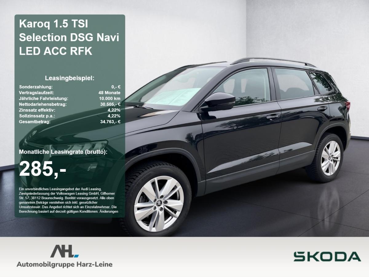 Skoda Karoq 1.5 TSI Selection DSG Navi LED ACC RFK bild