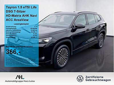 Volkswagen Tayron 1.5 eTSI Life DSG 7-Sitzer HD-Matrix AHK Navi ACC AreaView