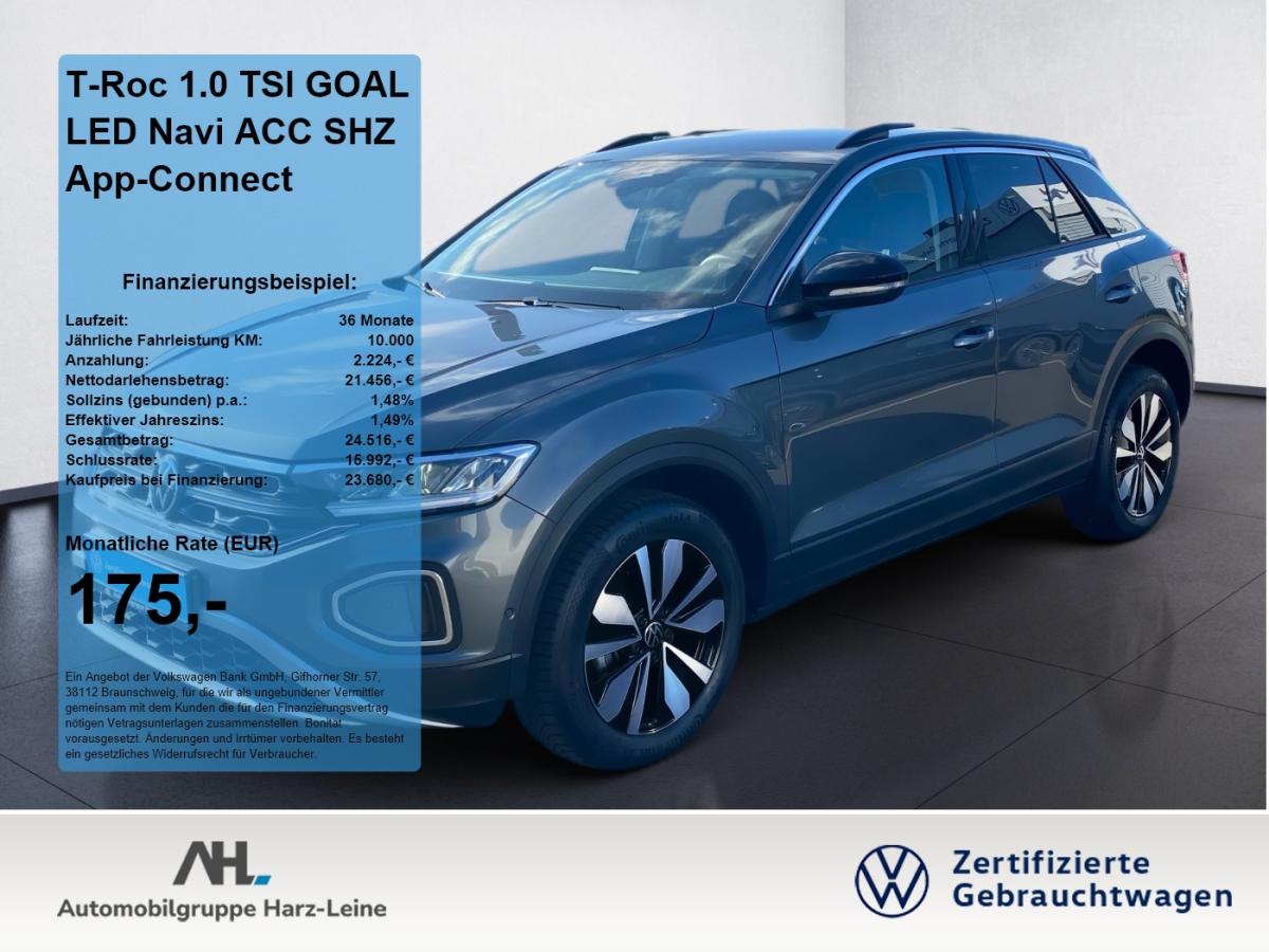Volkswagen T-Roc 1.0 TSI GOAL LED Navi ACC SHZ App-Connect bild