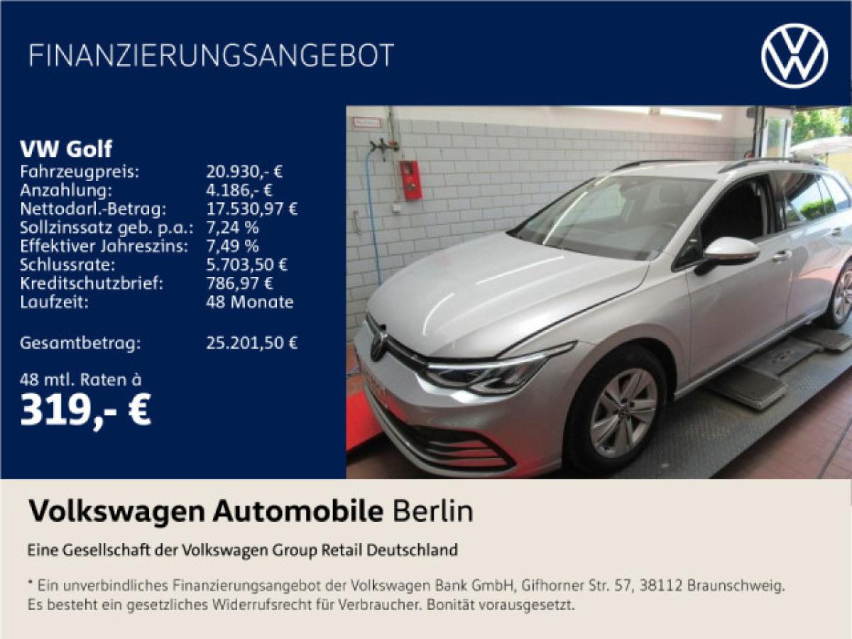 Volkswagen Golf Variant VIII 1.0 eTSI DSG Life LED SHZ PDC bild