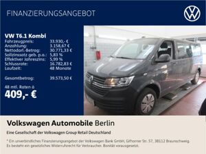Volkswagen T6.1 Kombi 2.0 TDI L2H1 Navi Klima PDC bild 1