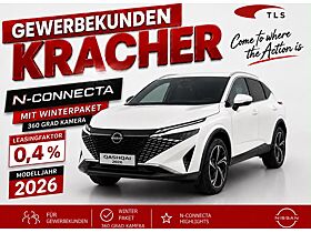 Nissan Qashqai N-CONNECTA *Gewerbekracher* weiß 158 PS Autom. 360 Grad el. Heckklappe Nissan Qashqai N-CONNECTA *Gewerbekracher* weiß 158 PS Autom. 360 Grad el. Heckklappe