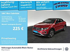 Volkswagen T-Roc Cabrio 1.0 TSI GOAL Navi Kamera LED uvm Volkswagen T-Roc Cabrio 1.0 TSI GOAL Navi Kamera LED uvm