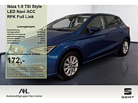 Seat Ibiza 1.0 TSI Style LED Navi ACC RFK Full Link Seat Ibiza 1.0 TSI Style LED Navi ACC RFK Full Link