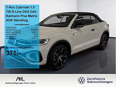 Volkswagen T-Roc Cabriolet 1.5 TSI R-Line DSG Edit. Karmann Plus Matrix AHK Standhzg.