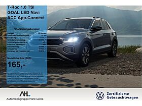 Volkswagen T-Roc 1.0 TSI GOAL LED Navi ACC App-Connect ACC Volkswagen T-Roc 1.0 TSI GOAL LED Navi ACC App-Connect ACC