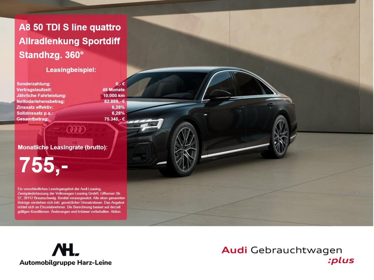 Audi A8 50 TDI S line quattro Allradlenkung Sportdiff Standhzg. 360° bild