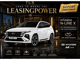 Hyundai TUCSON N-Line X *GEWERBEHAMMER* Atlass Weiss Pano, Assistenz-Paket 360Grad  Automatik Head Up, Krell Sound