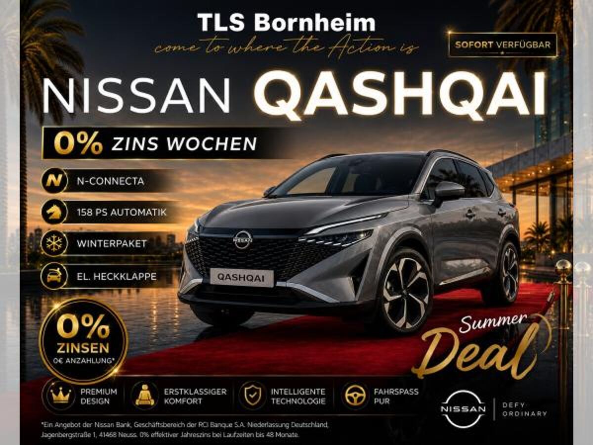 Nissan Qashqai N-CONNECTA *Privatkunde* grau 158 PS Autom. 360 Grad el. Heckklappe bild
