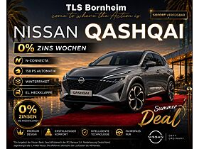 Nissan Qashqai N-CONNECTA *Gewerbekracher* grau 158 PS Autom. 360 Grad el. Heckklappe