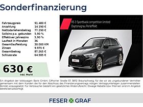 Audi RS3 Sportback Competition Limited 1 of 750 Audi RS3 Sportback Competition Limited 1 of 750