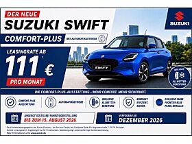 Suzuki Swift "Comfort+" AUTOMATIKGETRIEBE + ALLWETTERREIFEN Suzuki Swift "Comfort+" AUTOMATIKGETRIEBE + ALLWETTERREIFEN