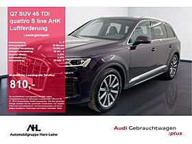 Audi Q7 SUV 45 TDI quattro S line AHK Luftferderung Audi Q7 SUV 45 TDI quattro S line AHK Luftferderung