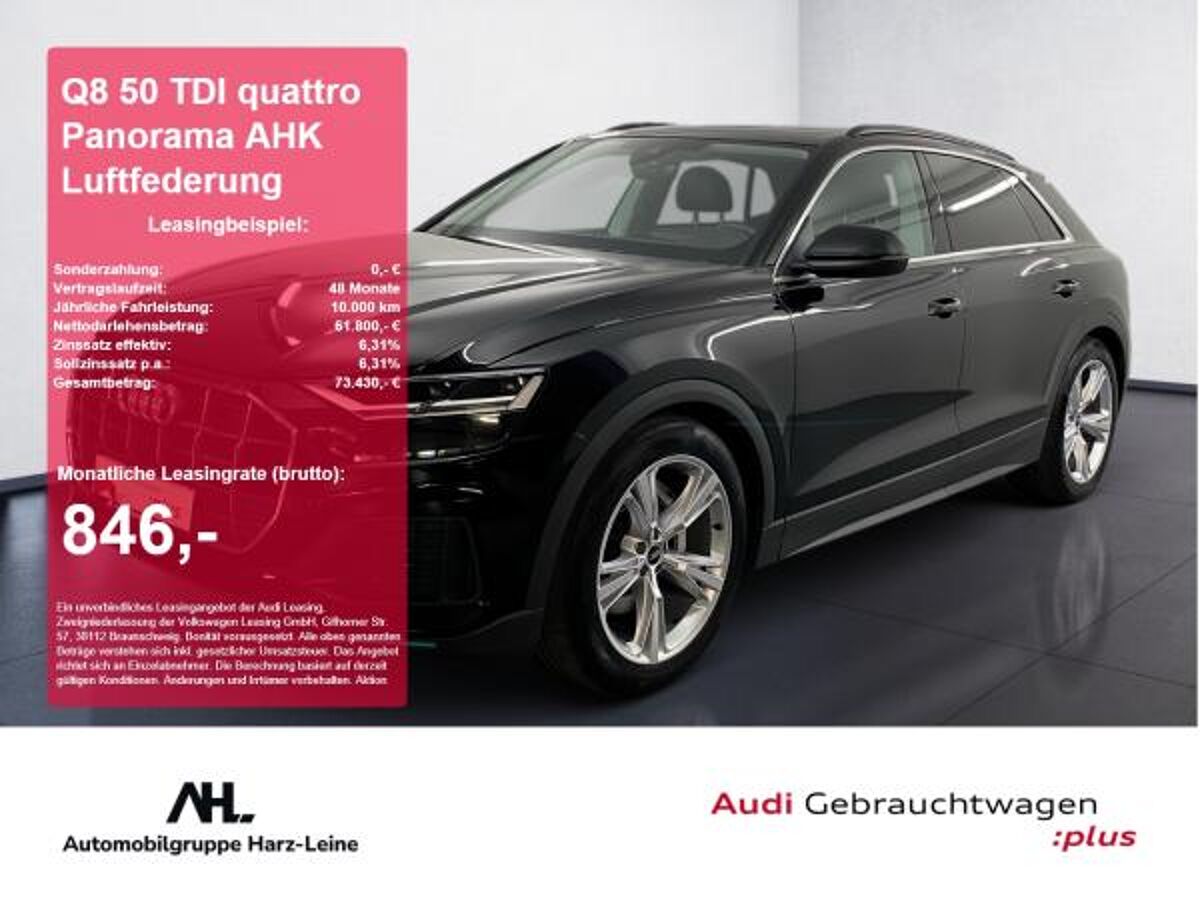 Audi Q8 50 TDI quattro Panorama AHK Luftfederung ACC bild