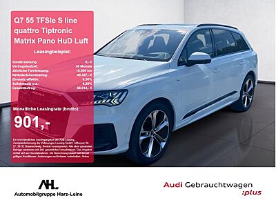Audi Q7 55 TFSIe S line quattro Tiptronic Matrix Pano HuD Luft