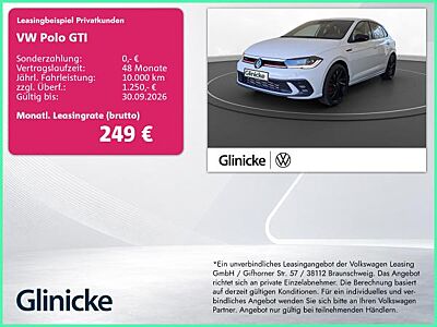 Volkswagen Polo GTI Black Style 2,0 l TSI DSG IQ.DRIVE RFK