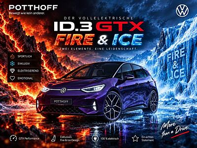 Volkswagen ID.3 GTX 💥FIRE & ICE DEAL 💥 PANO KAMERA NAVI LM20