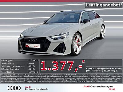 Audi RS6 Avant performance AHK PANO STHZG B&O LASER