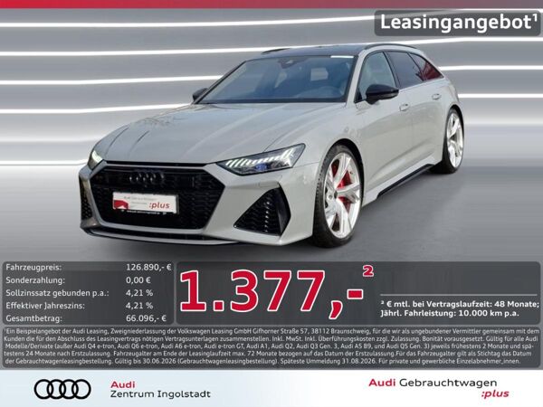 Audi RS6 Avant performance AHK PANO STHZG B&O LASER bild
