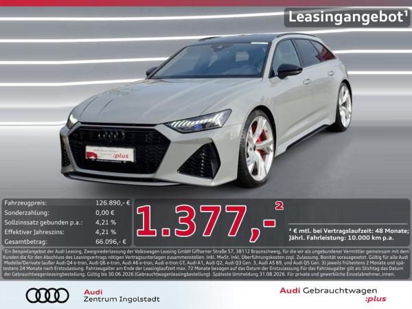 Audi RS6 Avant performance AHK PANO STHZG B&O LASER bild