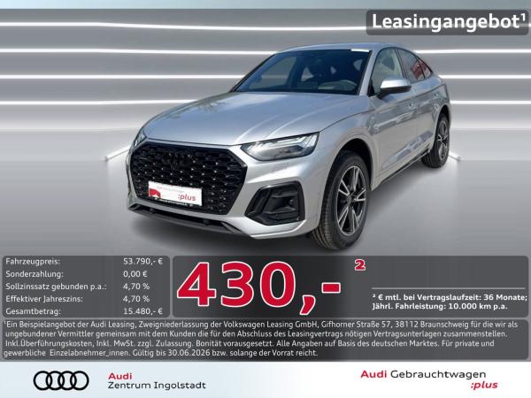 Audi Q5 Sportback 50 TDI qu S line MATRIX AHK HuD ACC bild