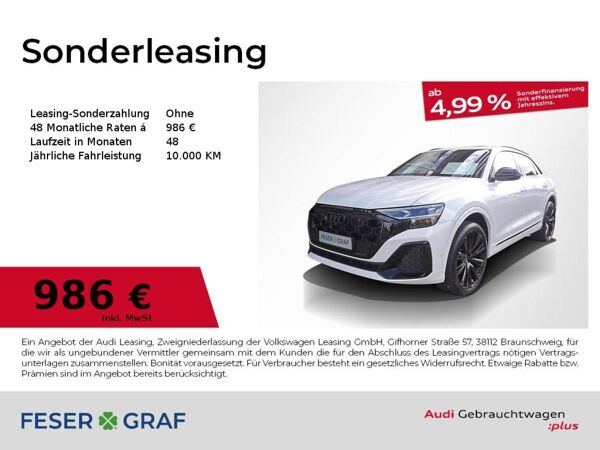 Audi Q8 50 TD S-line Pano Sthzg Matrix Leder AHK bild 2
