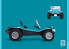 VW Buggy Volkswagen Meyers Manx Classic Tribute Turquoise