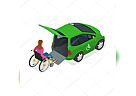 VW Caddy Volkswagen Maxi Comfortline Rollstuhlramp+Schwenksitz