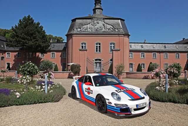 Porsche 997 GT3 im Martini-Look - Sportlich gerührt und geschüttelt
