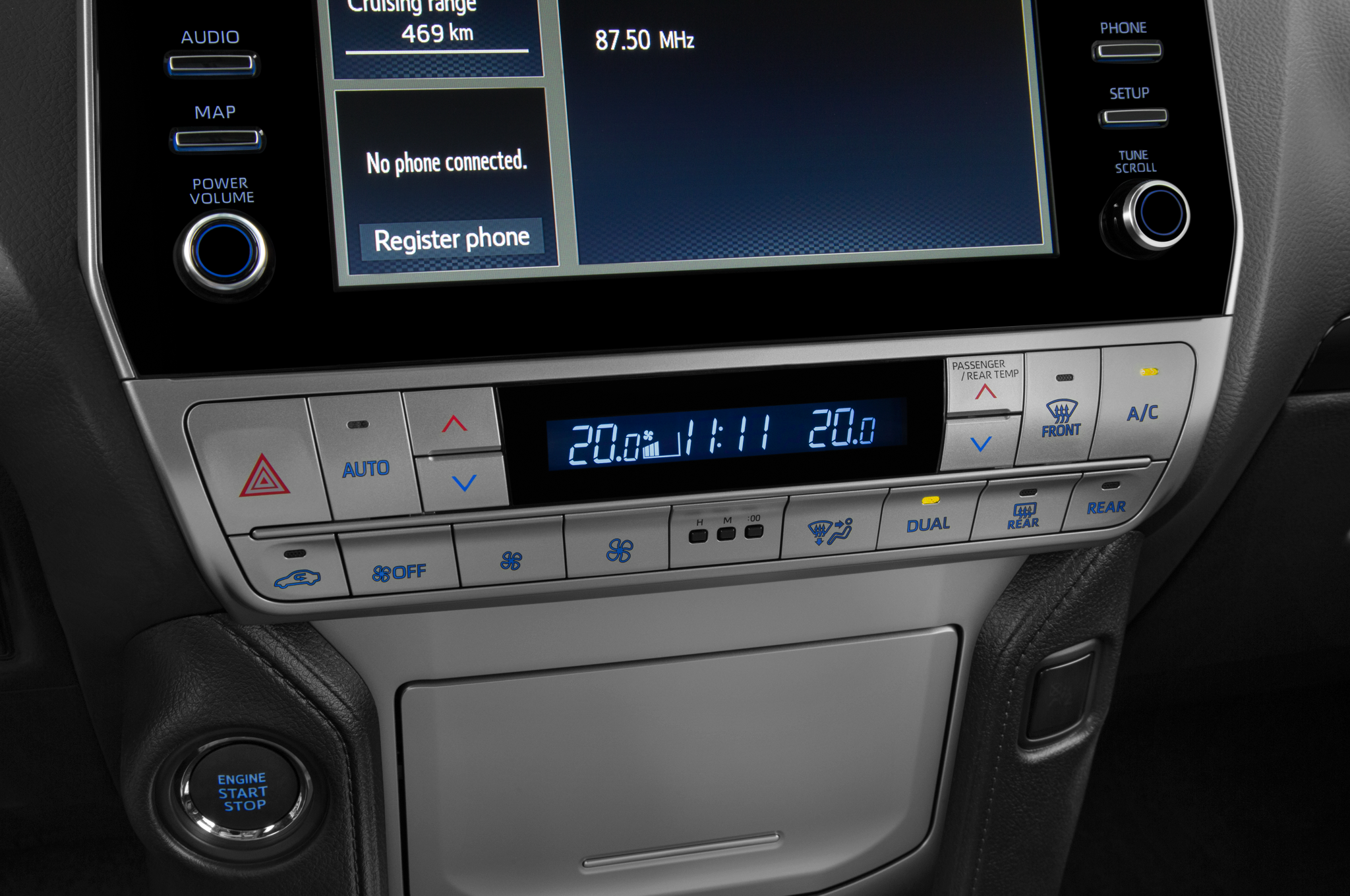 Toyota Land Cruiser 150 (Baujahr 2021) Comfort - 5 Turer 5 Türen Temperatur und Klimaanlage