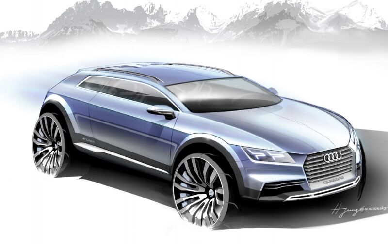 Audi Allroad Concept auf der NAIAS 2014 - Schneeflocke