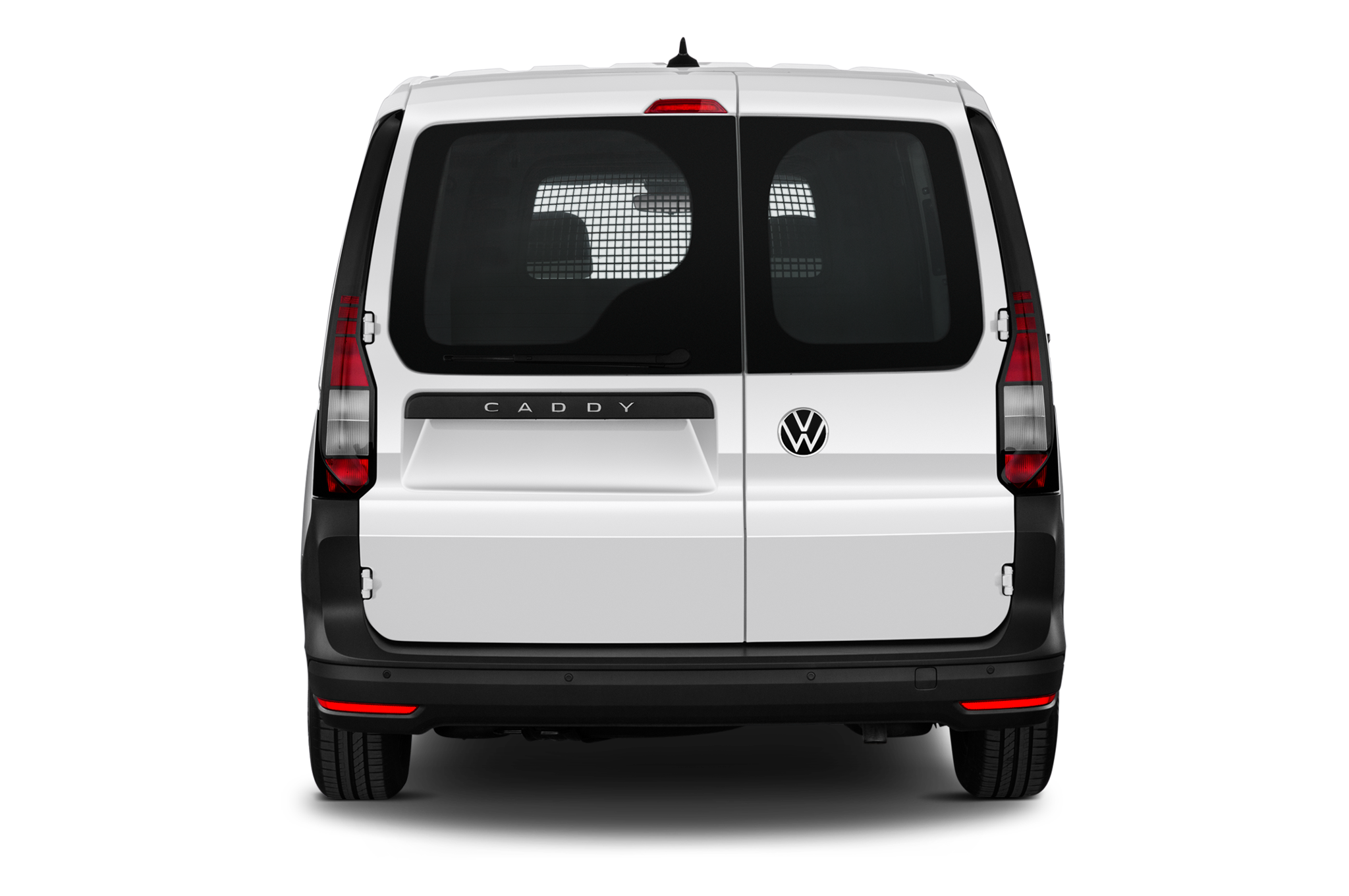 Volkswagen Caddy Cargo (Baujahr 2021) Maxi Regular Cab 4 Türen Heckansicht