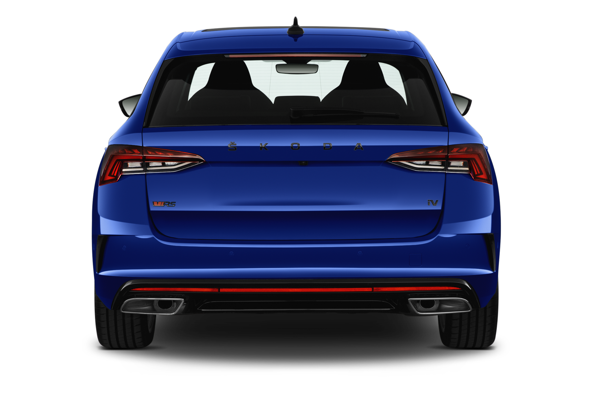 Skoda Octavia Combi iV (Baujahr 2021) RS 5 Türen Heckansicht