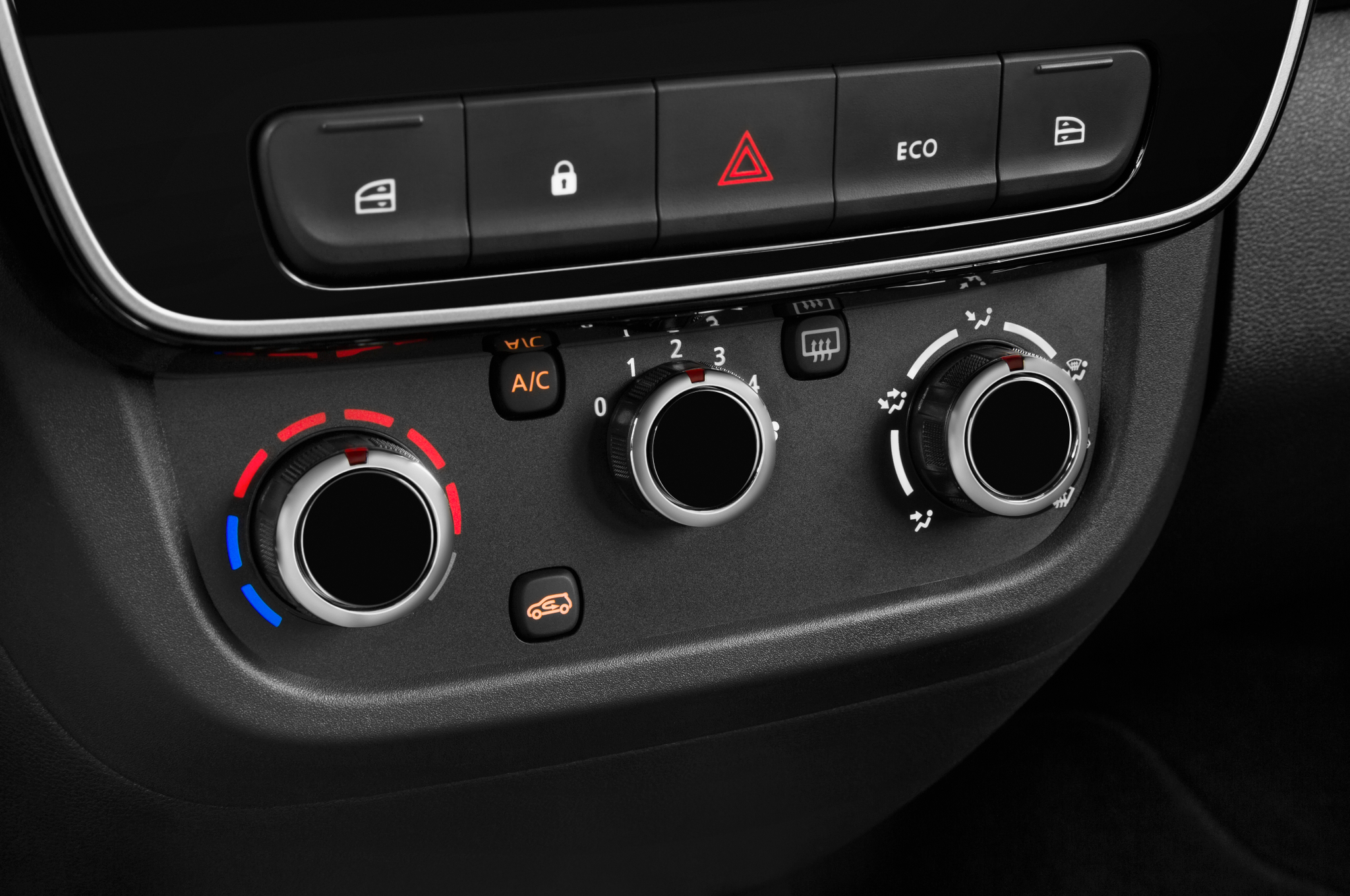 Dacia Spring (Baujahr 2023) Essential 5 Türen Temperatur und Klimaanlage