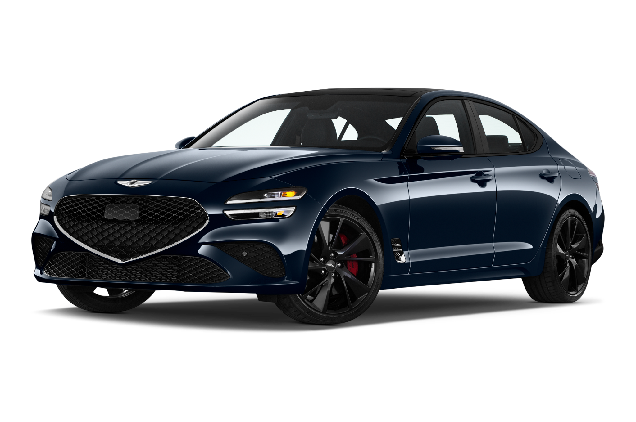 Genesis G70 (Baujahr 2023) Sport 4 Türen seitlich vorne mit Felge