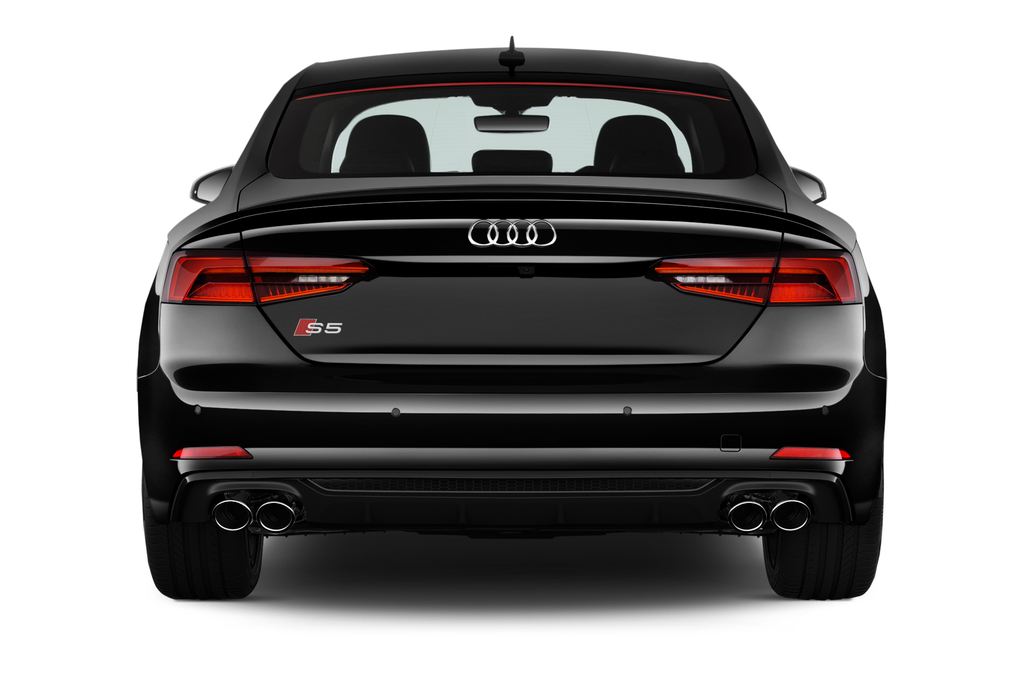 Audi S5 Sportback (Baujahr 2017) - 5 Türen Heckansicht