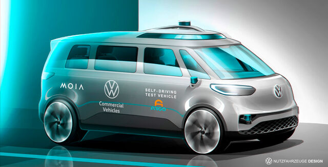 Autonomes Fahren   - VW startet 2025 in Hamburg mit Robo-Shuttles 