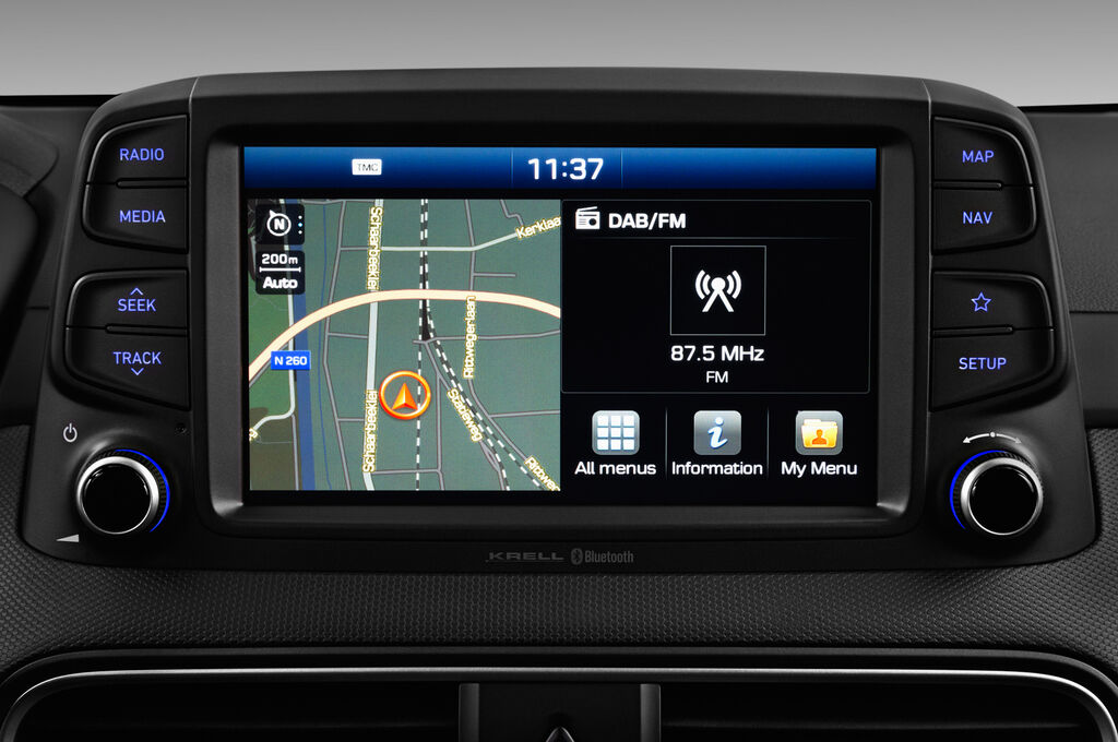 Hyundai Kona (Baujahr 2018) Premium 5 Türen Radio und Infotainmentsystem